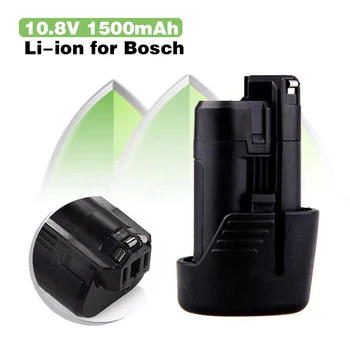 10.8V 1500mAh Li-ion бормашина батерия за Bosch електроинструменти батерии 1.5 Ah BAT411 BAT412A BAT413A 2 607 336 013, 2 607 336 333