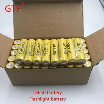 Оригинална 18650 9900mAh батерия 3.7V акумулаторна лийонна батерия за Led фенерче батерия 18650 батерия на едро + USBcharger