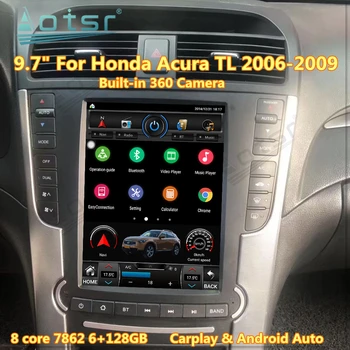 Android 2din автомобилно радио за Honda Acura Tl 2004-2008 GPS навигация мултимедиен плейър авторадио стерео главата единица екран