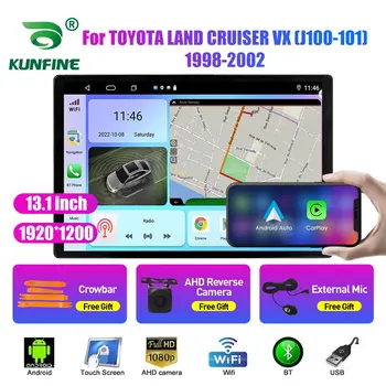 13.1 инчов автомобил радио за TOYOTA LAND CRUISER VX 98-02 кола DVD GPS навигация стерео Carplay 2 Din централна мултимедия Android Auto