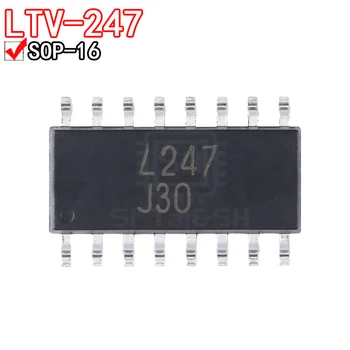 5PCS Ldv-247 LTV247 L247 оптосъединител кръпка SOP16 четворен транзистор