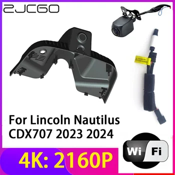 ZJCGO 4K 2160P Dash Cam Car DVR камера 2 обектив рекордер Wifi нощно виждане за Lincoln Nautilus CDX707 2023 2024