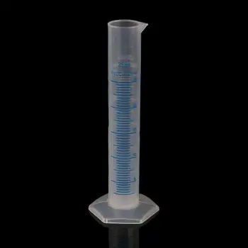  25mL Измервателен цилиндър Лабораторен тест Градуиран течен пробен туба Jar Tool Нов дропшипинг