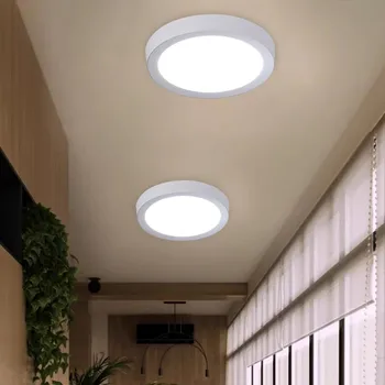  ултратънка таванна светлина AC110-265V Led панел светлина 10/15/20/30W таванна лампа за кухненска светлина спалня хол домашно осветление