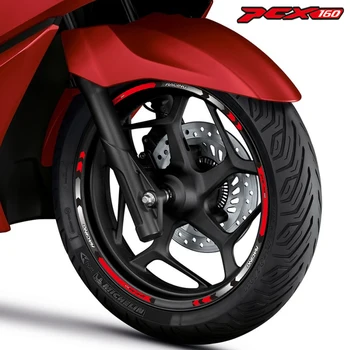 За Honda pcx160 PCX 160 2021 Аксесоари за мотоциклети Джанти Главина стикери Светлоотразителни ивици лента джанта гума декоративни ваденки набор