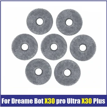 6PCS Миеща се кърпа за моп за Dreame Bot X30pro Ultra X30pro Plus робот прахосмукачка за почистване на парцали аксесоари