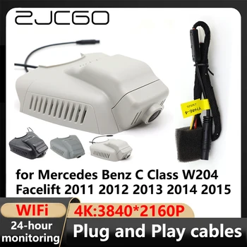 ZJCGO 4K Wifi 3840*2160 автомобил DVR Dash камера камера видеорекордер за Mercedes Benz C Class W204 Facelift 2011 2012 2013 2014 2015