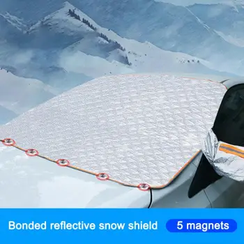 Снежна покривка Алуминизиран филм против замръзване Водоустойчив анти-ултравиолетов автомобил аксесоари Защитно покритие Предно стъкло за кола Сенник