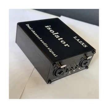 1Pcs аудио изолатор Филтър за намаляване на шума елиминира текущия шум двуканален 6.5 XLR миксер аудио изолатор LA2XS