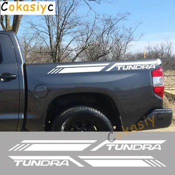 За Toyota Tundra TRD Limited SR5 багажника странични стикери камион ивици стил Decals винил филм покритие Авто тунинг DIY аксесоари