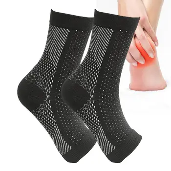 Toeless невропатия чорапи за жени мъже 1Pair успокояващи компресия чорапи за невропатия болка глезена скоба плантарна подуване облекчение