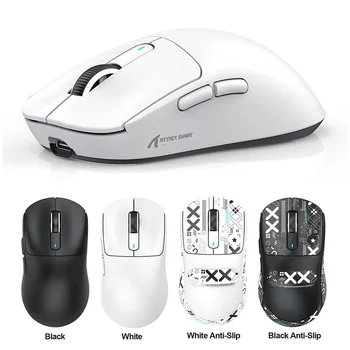 X3 Безжична мишка Bluetooth-съвместима 2.4G Type-C Tri-Mode връзка Геймърска мишка 6 предавки Регулируема 26000DPI PC геймър мишки