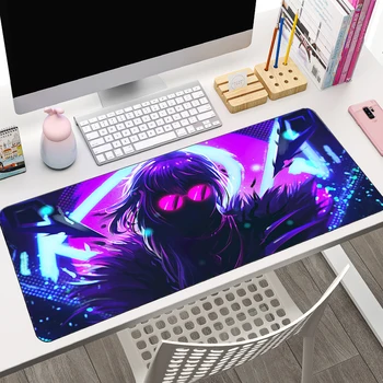 Лигата на легендите Evelynn подложка за мишка Office PC аксесоари за игри клавиатура подложка за мишка лаптоп лилаво аниме момиче бюро мат секси килим