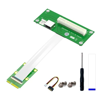Mini PCIE към PCIExpress слот с USB2.0 порт удължителен кабел 4Pin мощност