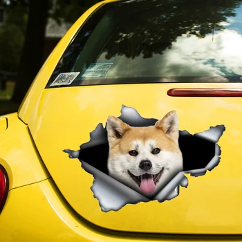Изразете любовта си към кучетата Акита със самозалепващ стикер за кола за декорация на цялото тяло