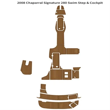 2008 Chaparral подпис 280 плуване платформа пилотската кабина лодка EVA тик етаж подложка