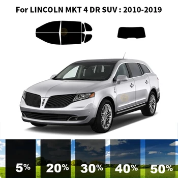 Предварително изрязана нанокерамика кола UV стъкло оттенък комплект автомобилни прозорец филм за LINCOLN MKT 4 DR SUV 2010-2019