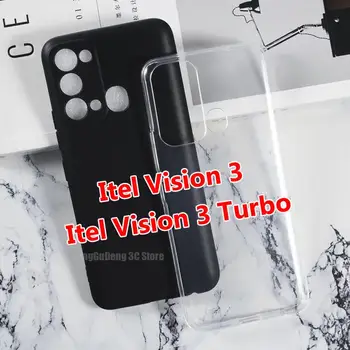 Ултра-тънък прозрачен мек TPU калъф за ITEL Vision 3 силиконов Caso мобилен телефон Shell Skin Cover за ITEL Vision 3 Turbo броня