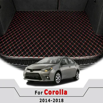 Стелки за багажник за автомобили за Toyota Corolla 2018 2017 2016 2015 2014 Килими за облицовка на товари Авто интериорни аксесоари Водоустойчиви килими Капаци