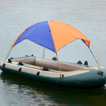 Надуваема лодка засенчване тента дъждоустойчив слънцезащитен крем открит риболов палатка водоустойчив слънце-подслон за летен риболов