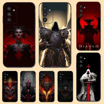 Game D-Diablo 3 4 калъф за телефон за Samsung S23,22,21FE 20,10lite 9,8,5plus 6,7edge Note20,20ultra черен силикон