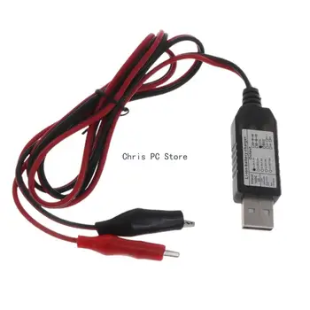 H8WA акумулаторна литиева батерия USB кабел за зареждане издръжлив универсален 105cm проводник за 3.7V 14500 18500 18350 батерия